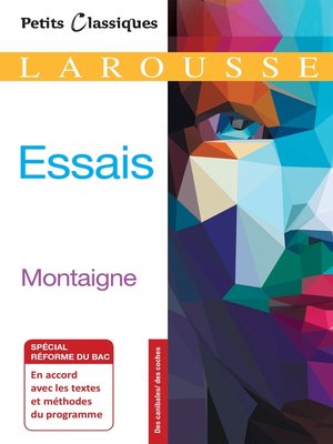 cover image of Essais